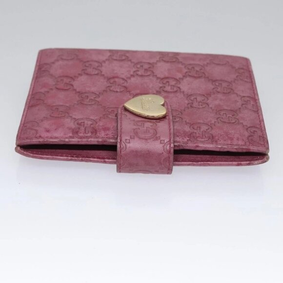 GUCCI GG Canvas Day Planner Cover 2 Set Black Purple Auth ti2799 - Picture 4 of 16